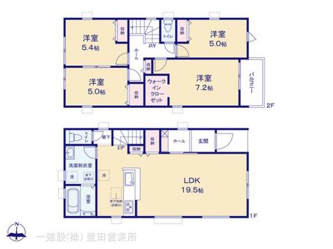 リーブルガーデン尾張旭市東大久手町 間取り1