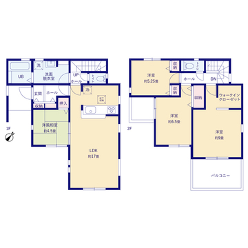 リーブルガーデン東区若宮４丁目第四 間取り3