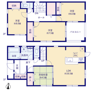リーブルガーデン安中市板鼻 間取り5