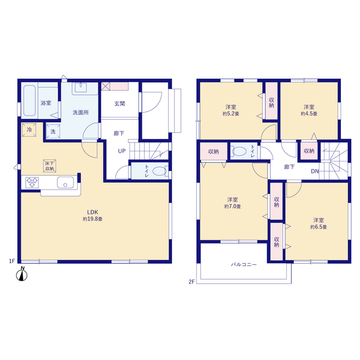 リーブルガーデン木更津市祇園３丁目 間取り3