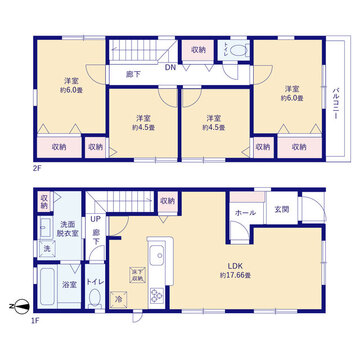 リーブルガーデン真間５丁目 間取り3