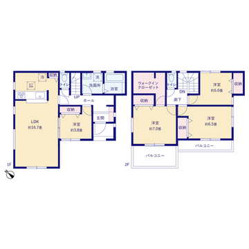リーブルガーデン川越中台 間取り11