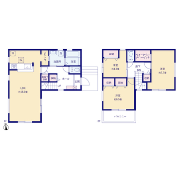 リーブルガーデンあきる野上代継 間取り1