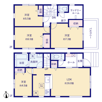 リーブルガーデンあきる野上代継 間取り5