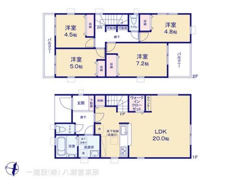 リーブルガーデン八潮市八潮４期 間取り1