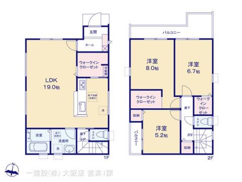 リーブルガーデン宝塚市南ひばりガ丘２期 間取り3