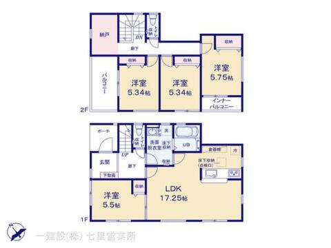 リーブルガーデン久喜吉羽第５ 間取り7