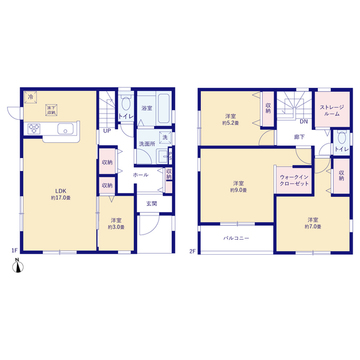 リーブルガーデン高崎市新町第８ 間取り5