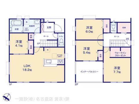 リーブルガーデン大治町八ツ屋 間取り1