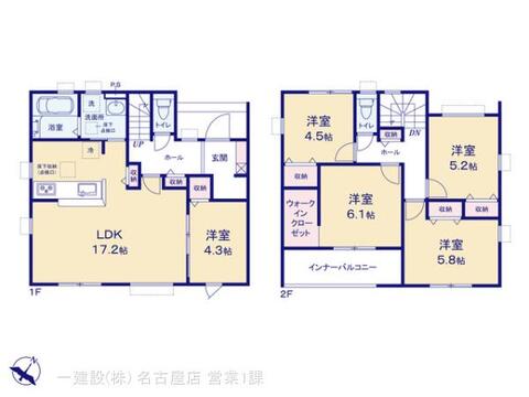リーブルガーデン大治町八ツ屋 間取り5