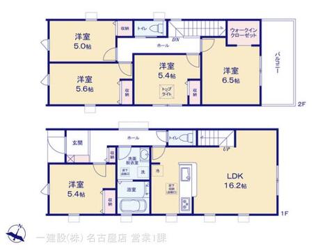 リーブルガーデン清須市鍋片 間取り1