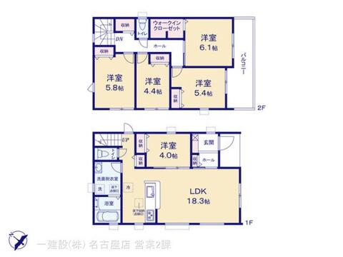 リーブルガーデン豊田市高美町５丁目 間取り3