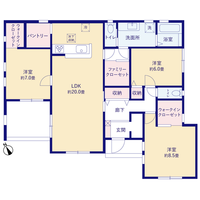 リーブルガーデン熊谷拾六間第６ 写真7