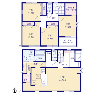 リーブルガーデン西区横浜第十八 間取り1