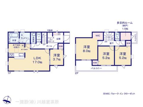 リーブルガーデン毛呂山町若山 間取り1