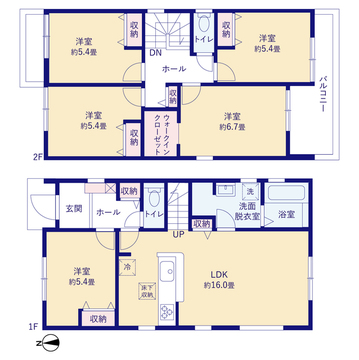 リーブルガーデン蟹江町平安 間取り1