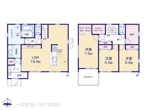 リーブルガーデン御所市南十三3期 間取り1