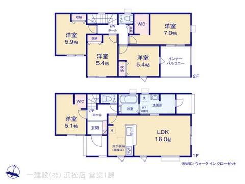 リーブルガーデン浜名区尾野 間取り1