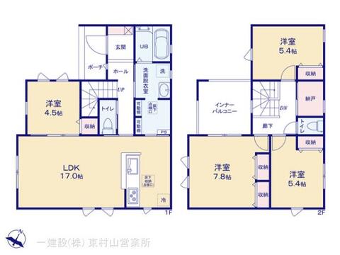 リーブルガーデン入間市野田第４ 間取り1