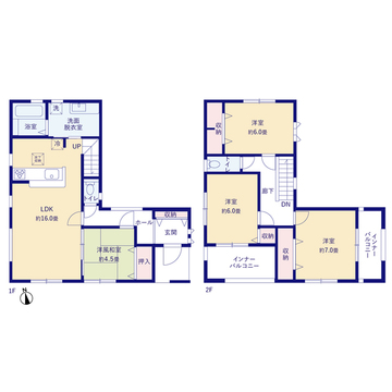 リーブルガーデン天理市平等坊町２期 間取り3