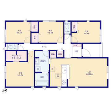 リーブルガーデン富士市今泉３期 間取り1