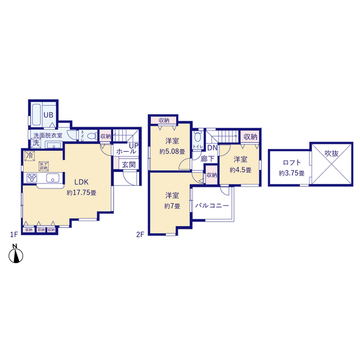 リーブルガーデン杉並区宮前１期 間取り1