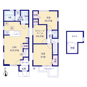 リーブルガーデン杉並区宮前１期 間取り3