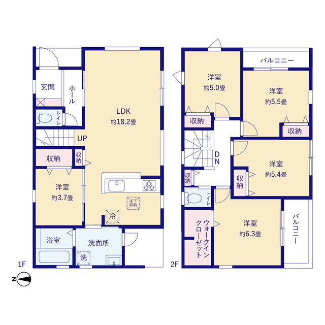 リーブルガーデン一宮市小信中島第２の画像2