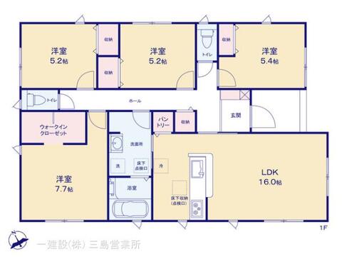 リーブルガーデン小山町菅沼 間取り1