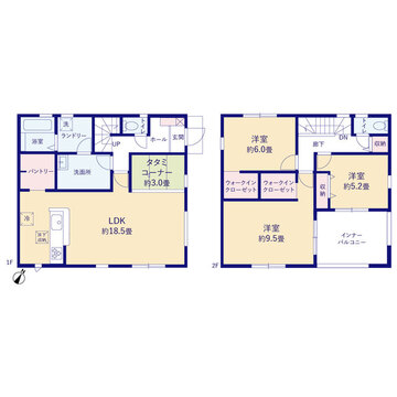 リーブルガーデン美原区平尾３期 間取り3