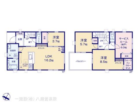 リーブルガーデン草加市青柳19期 間取り7