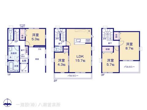 リーブルガーデン川口市本前川１丁目 間取り1