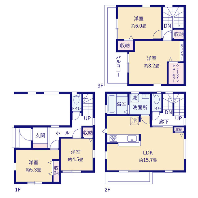 リーブルガーデン越谷市蒲生2期の画像2