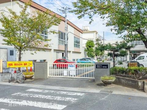 越谷市立蒲生小学校：750m