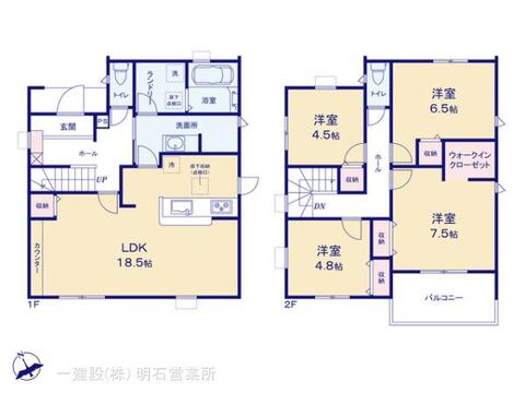 リーブルガーデン三木市志染町東自由が丘5期 間取り1