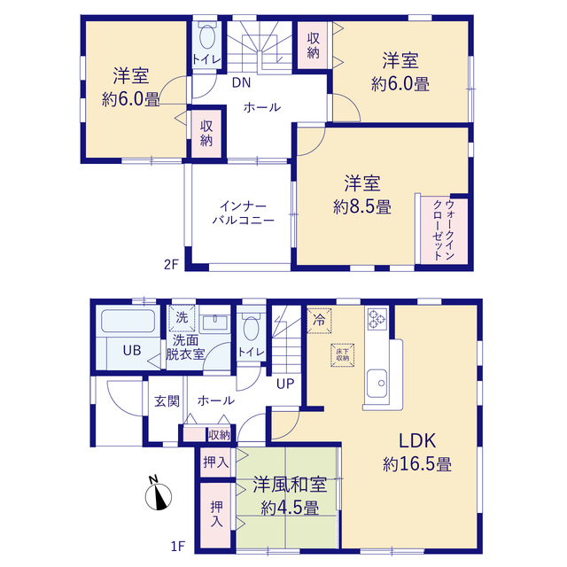 リーブルガーデン好間町上好間1期の画像2