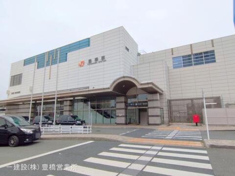 JR「豊橋」駅：5340m