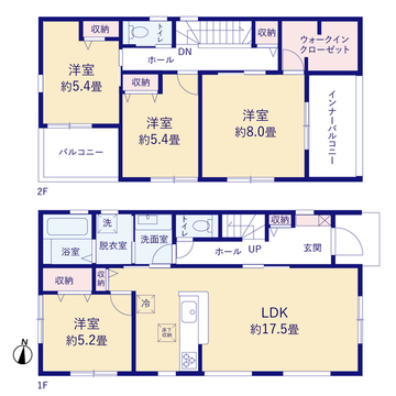 リーブルガーデン瀬戸市塩草が丘第２ 間取り3