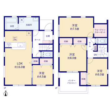 リーブルガーデン焼津市石津3期 間取り1
