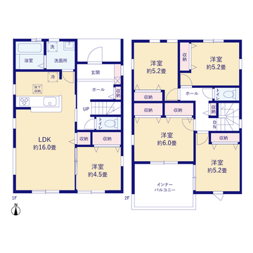 リーブルガーデン焼津市石津3期 間取り3