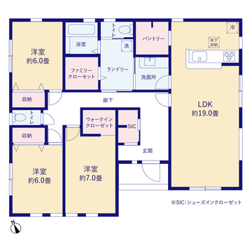 リーブルガーデン深谷東方町第６ 間取り1
