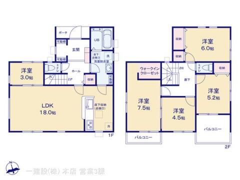 リーブルガーデン青梅市今井 間取り1