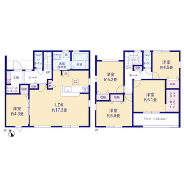 リーブルガーデン西尾市一色町松木島中切第4 間取り1