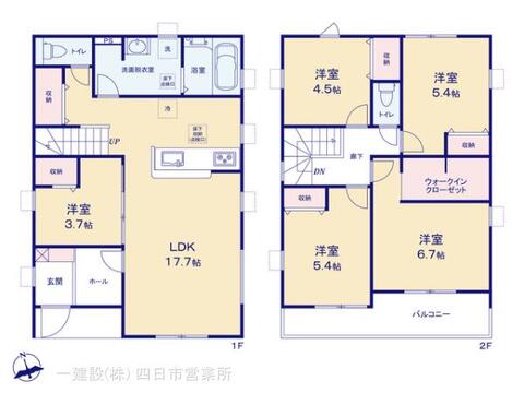 リーブルガーデン鈴鹿市矢橋第３ 間取り1