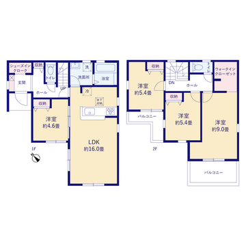 リーブルガーデン刈谷市井ヶ谷町井田 間取り7