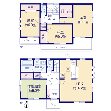 リーブルガーデン高崎市町屋町第3 間取り1