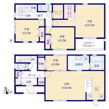 リーブルガーデン藤岡市下大塚 間取り1
