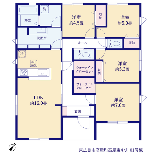 リーブルガーデン東広島市高屋町高屋東４期の画像2