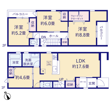 リーブルガーデン安城市城南町 間取り3