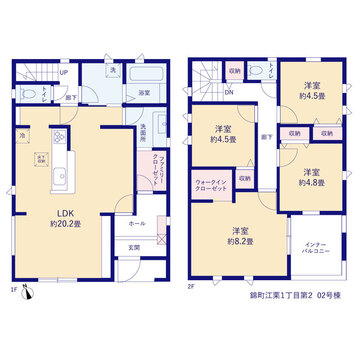 リーブルガーデン錦町江栗1丁目第2 間取り3